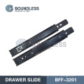 Jieyang 27mm wide 2 Folds Slide Type Ball Bearing Drawer Slide